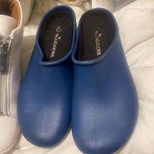 Sloggers Garden Shoes in Navy - Size 10